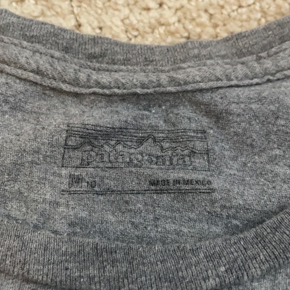 Kids Patagonia logo short sleeved t-shirt - Picture 3 of 4